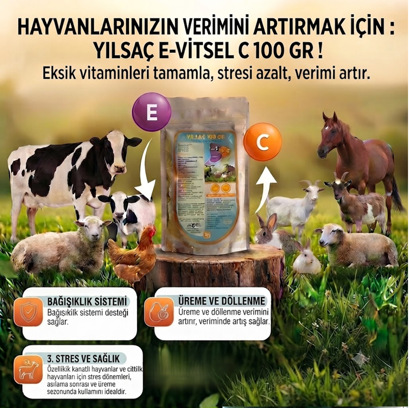 YILSAC EVİTSEL C 100 GR X2 ADET  